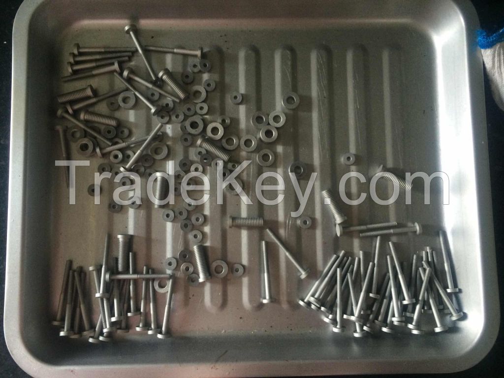 Factory Supply High Temperature Various Size Customized Tungsten and Molybdenum Screws & Nuts & Bolts