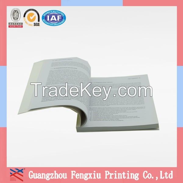 Professional Book Printing Soft Cover Perfect Binding