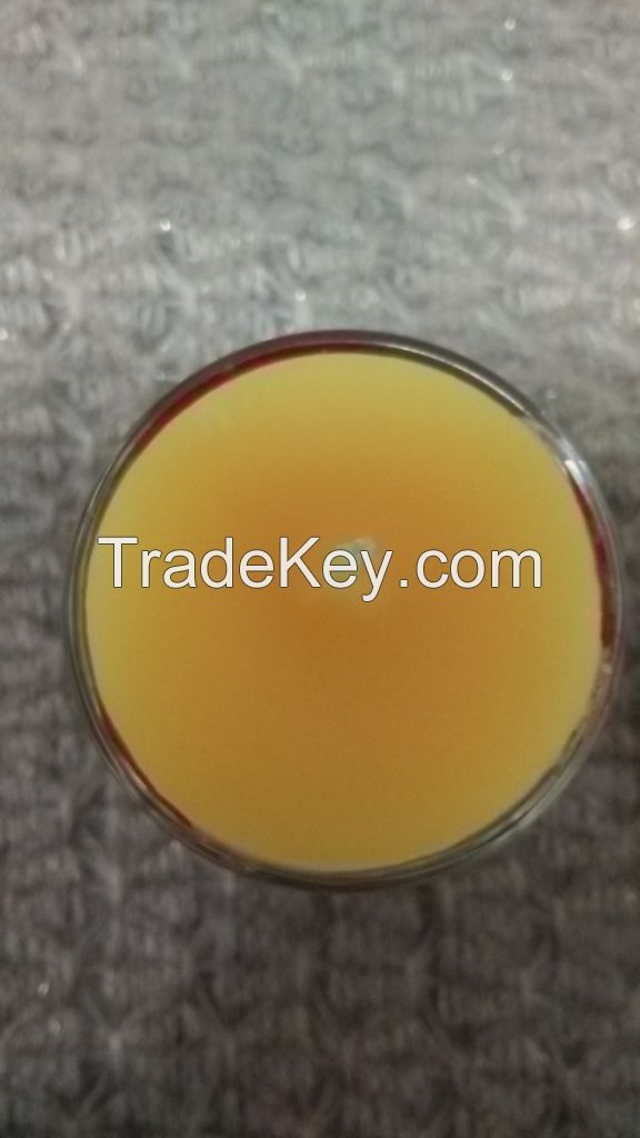GL-0001 Yellow Peach scented candles in mini glass
