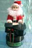 13"Santa Claus play the piano decoration