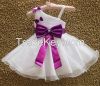 one shoulder kids dres...