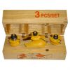 3pc Router Bit Set