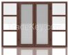 Casement Doors with Anti Thief Screens Inward opening Style