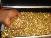 Gold bar, gold dust, g...