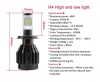 H4 Headlight Car Led H...