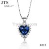 Royalblue Zircon Heart...