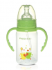 120ml  Standard neck PP straight feeding bottle with handle