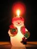 led candles snowman wi...
