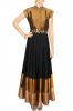 Black Antique Anarkali Suit