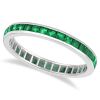 Princess-Cut Emerald E...