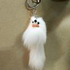 Rabbit Fur Ball Keycha...