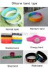 silicone wrist band fo...