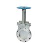 A216 WCB flange type knife gate valve with hand wheel