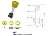 battery charge indicator for car battery with 1 balls B301