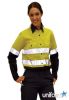 AIW Ladies HiVis Cool-Breeze Twill Safety Shirts- Mining Work Wear