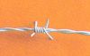 galvanized barbed wire