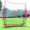 7'*7' Portable Foldable Baseball Hitting Practice Net