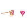 18K Rose Gold Ruby Hea...