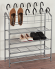 4 tier metal wire shoe...