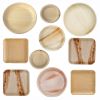 100% NATURAL ARECA PALM LEAF PLATES / HEAT RESISTANT AND MICROWAVE SAFE / IDEAL FOR FOOD SERVICE OEM SUPPLY AND GLOBAL ECO DISTRIBUTORS