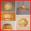 BAMBOO AND RATTAN LAMP...