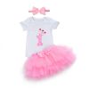 Baby girls 1st birthday tutu set