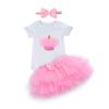 Baby girls 1st birthday tutu set