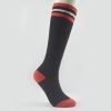 Knee high socks, jacquard socks, TC / Cotton socks, knee high socks with lurex, socks with lurex, fashion socks