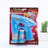 space battery operated soap bubble gun with light