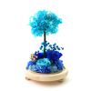 Hydrangea tree in glass dome preserved flower island miniature landscape