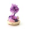 Hydrangea tree in glass dome preserved flower island miniature landscape