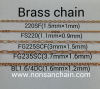 brass chains for imita...