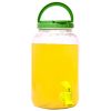 3.5L PLAIN GLASS BEVERAGE DISPENSER WITH HANDLE LID