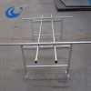 roling bench for greenhouse, movable seedbed with hot galvanized leg