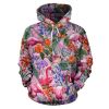 2019 new rose skull pattern 3d sublimation printing hoodies