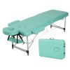 2 section aluminum portable folding massage table