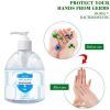 AKOK 500ml hand sanitizer gel with alcohol content 75% sanitising gel