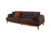 sofa set living room furniture with four set 1x triple sofas 1x double sofa 2x single bergeres