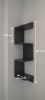 High Quality Fassley Decorative 4-Shelf Wall Shelf MDF Anthracite Gray Shelves Wall Frame Set Furniture Decorative