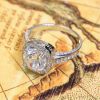 engagement silver ring 