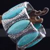 Turquoise Inlaid Brace...