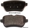 Brake pads for Mercede...