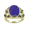 Drusy Ring With Black ...