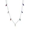 Color cz necklaces