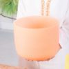 6-12 inches pastel color quartz singing bowl