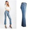ladies jeans washed el...