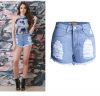 Summer ladies jeans ri...