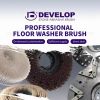 Brushing wire brush sc...
