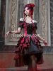Gothic style red and b...