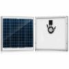 50W 18V glass solar pa...
